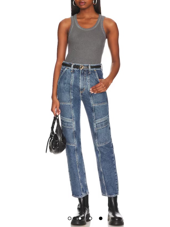 Agolde Denim - AGOLDE cooper cargo jeans in regulation.
